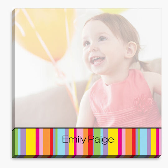 Colorful Stripes Photo Notepad